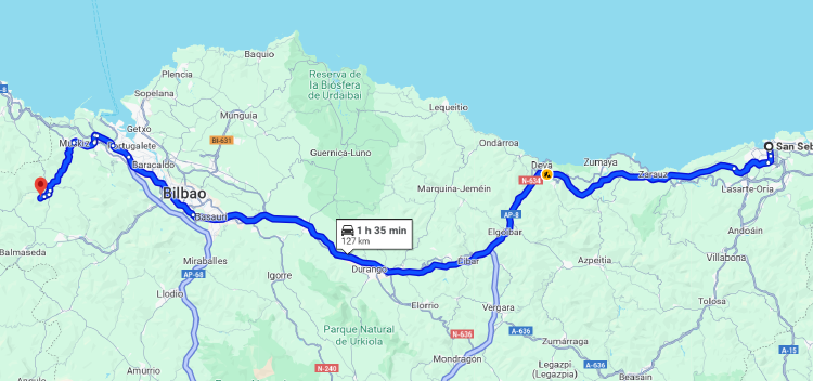 Desde Donostia a Sopuerta Desde Donostia a Sopuerta