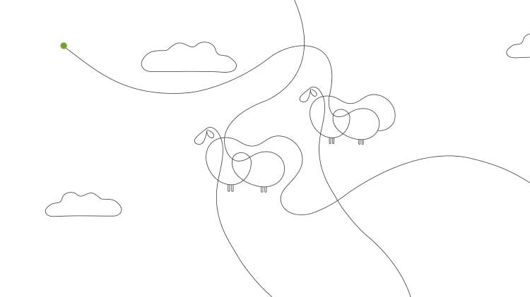 oveja latxa ilustración-oveja-latxa