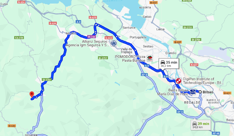 Desde Bilbao a Sopuerta Desde Bilbao a Sopuerta