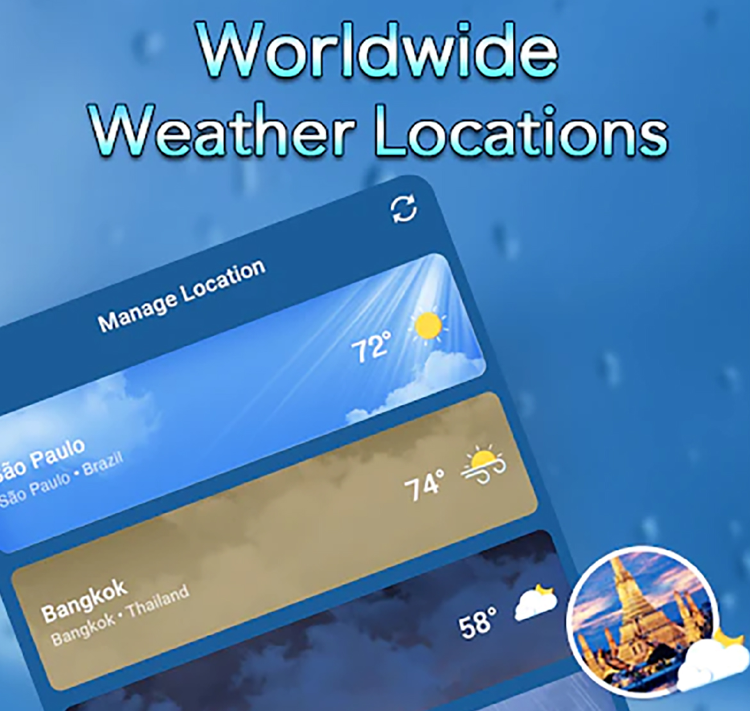 Previsión meteorológica local app