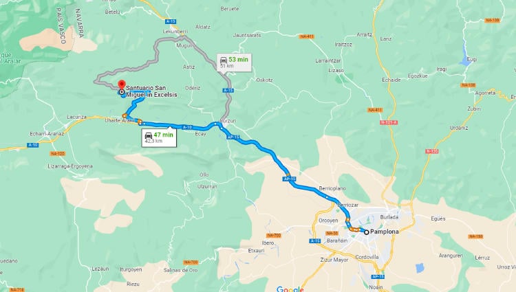 De Pamplona a Aralar De Pamplona a Aralar