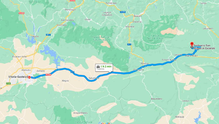 De Vitoria a Aralar De Vitoria a Aralar