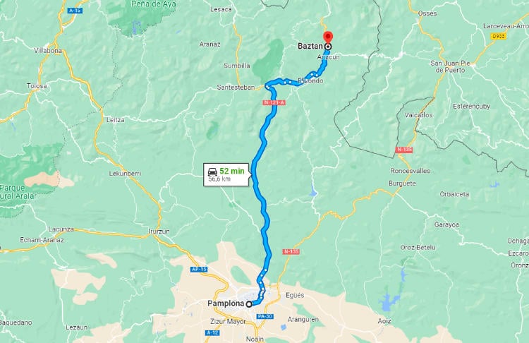 Pamplona Baztán Pamplona Baztán