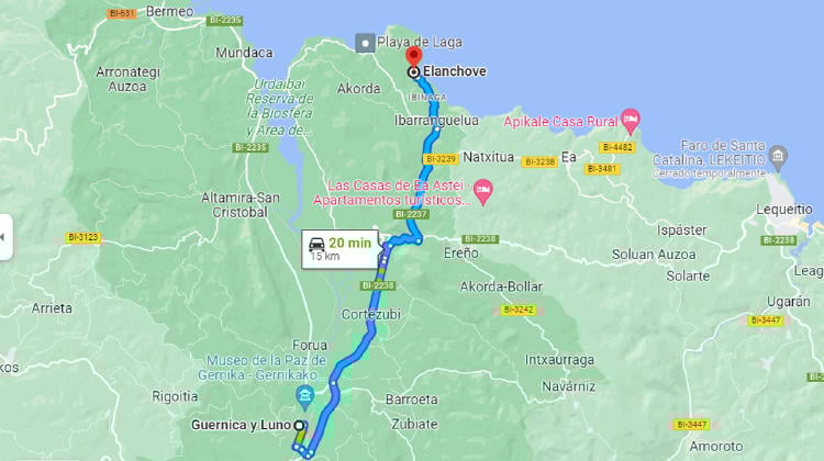 Coche Gernika Elantxobe Coche Gernika Elantxobe