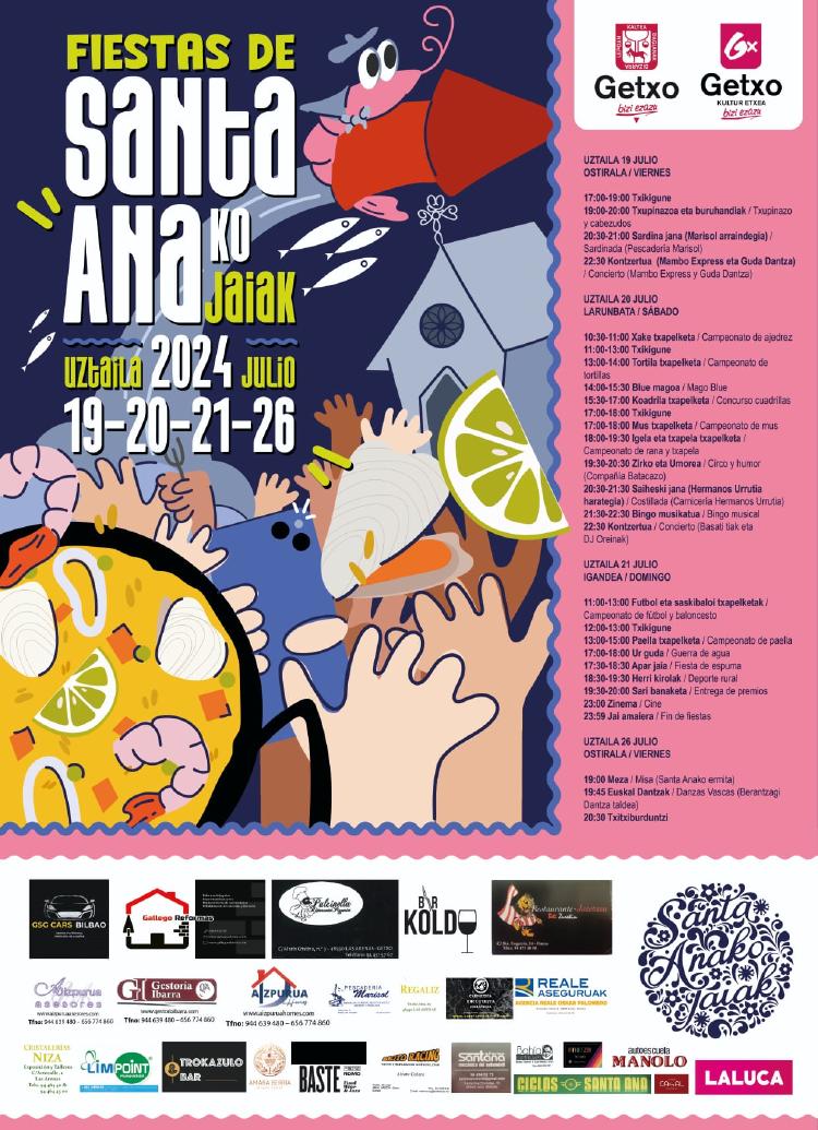 Fiestas de Santa Ana 2024 Fiestas de Santa Ana 2024