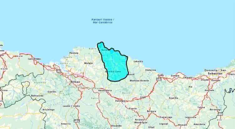 Dónde está Urdaibai Dónde está Urdaibai