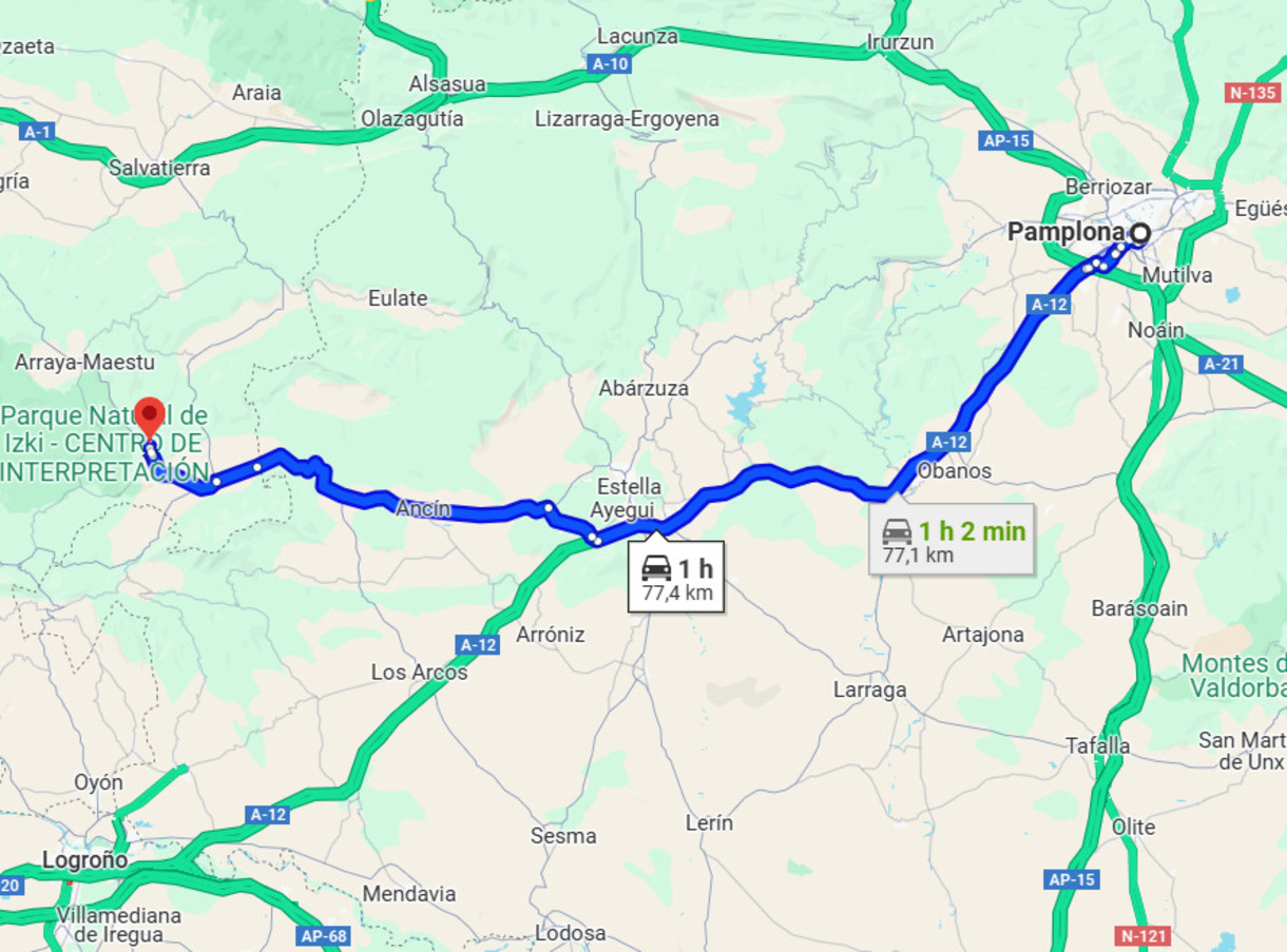 Ruta pamplona iruña iruñea antoñana