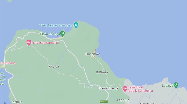 Elantxobe ubicación Elantxobe ubicación