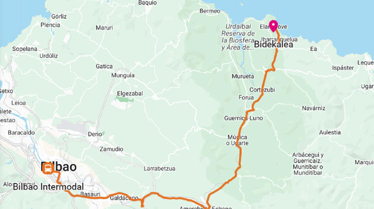 Bus Bilbao Elantxobe Bus Bilbao Elantxobe