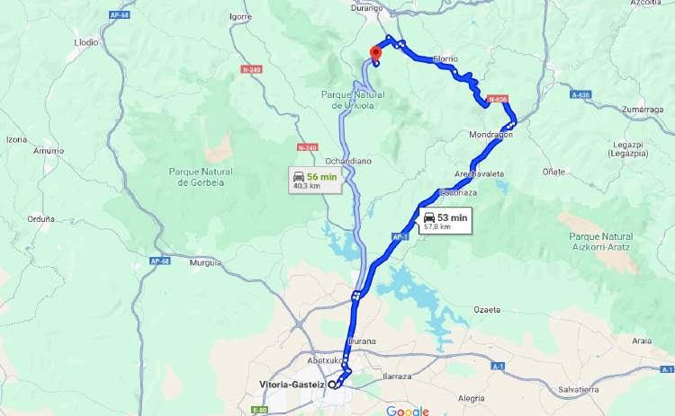 Cómo llegar a Alluitz Natura desde Vitoria Gasteiz Cómo llegar a Alluitz Natura desde Vitoria Gasteiz