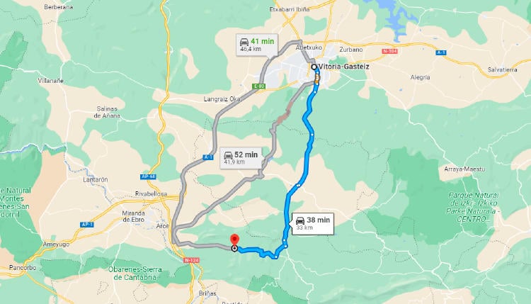 Vitoria a Berganzo Vitoria a Berganzo