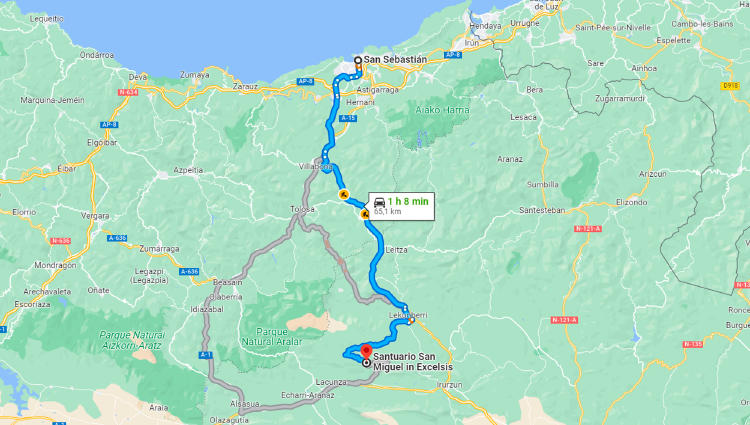 Donosti a Aralar Donosti a Aralar