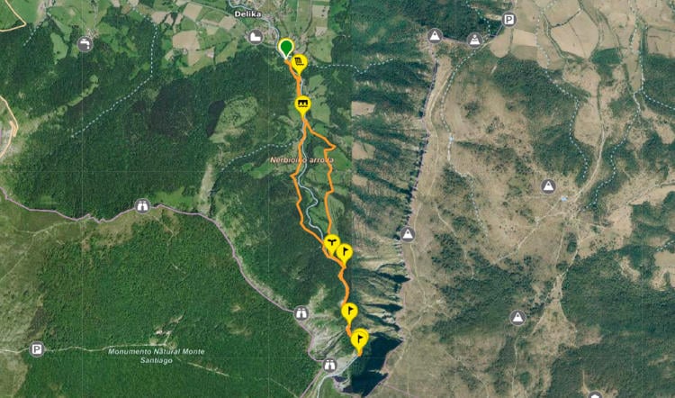 Itinerario Senda Verde Delika Itinerario Senda Verde Delika